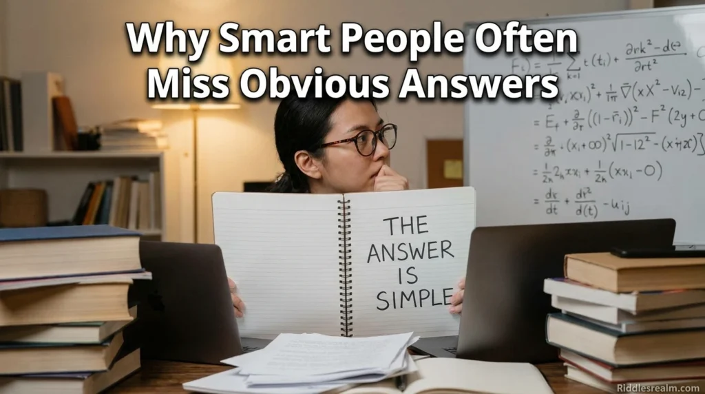 Why Smart People Often Miss Obvious Answers