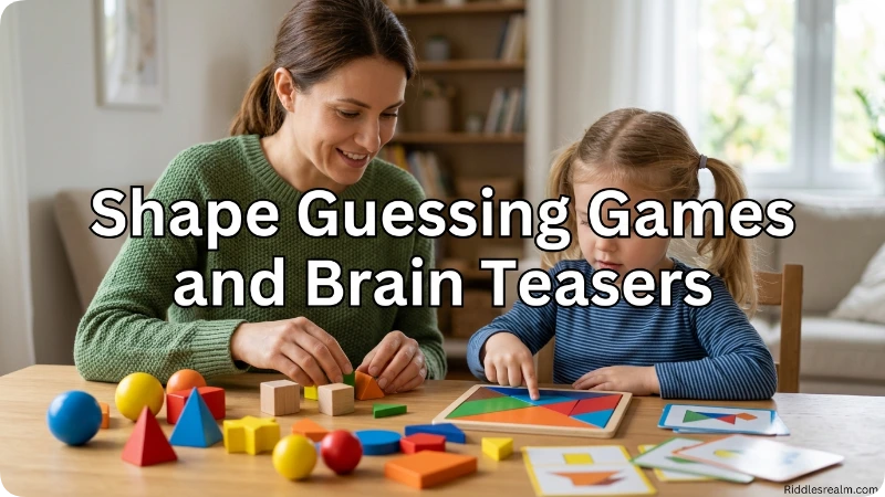 Shape Guessing Games and Brain Teasers