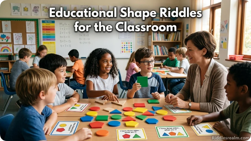 Educational Shape Riddles for the Classroom