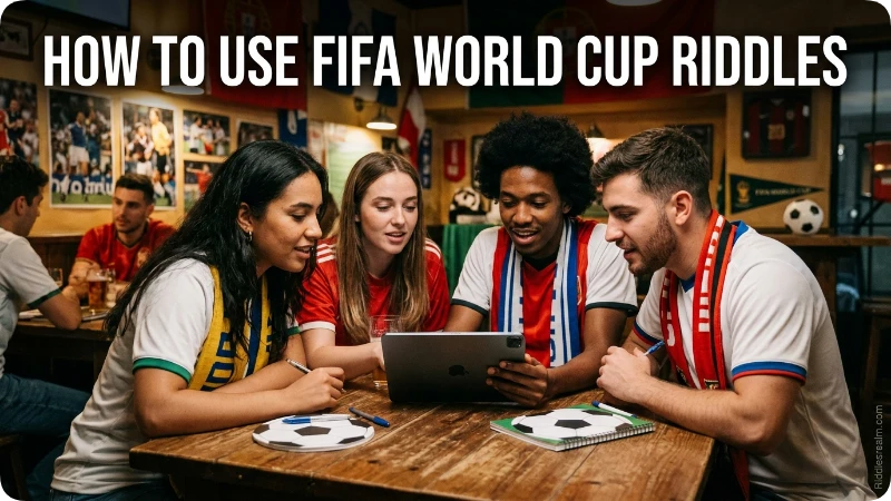 How to Use FIFA World Cup Riddles