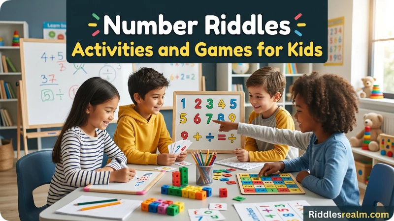 Number Riddles Activities and Games for Kids