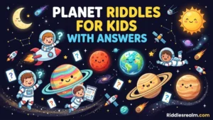 Planet Riddles for Kids with Answers
