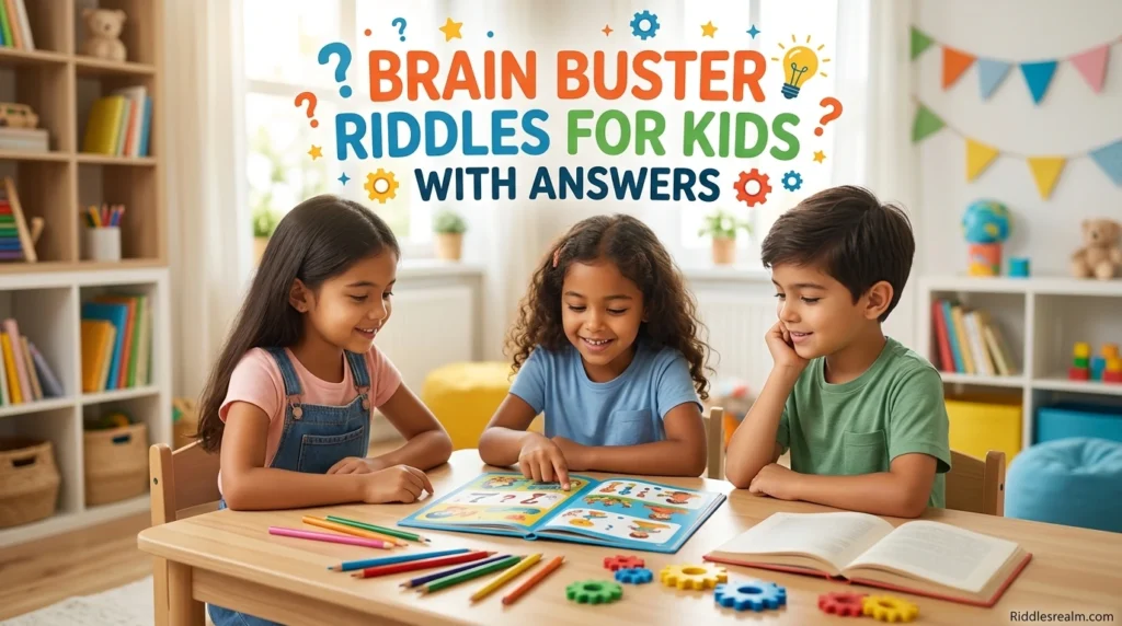 Brain Buster Riddles for Kids with Answers