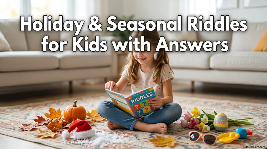 Holiday & Seasonal Riddles for Kids with Answers