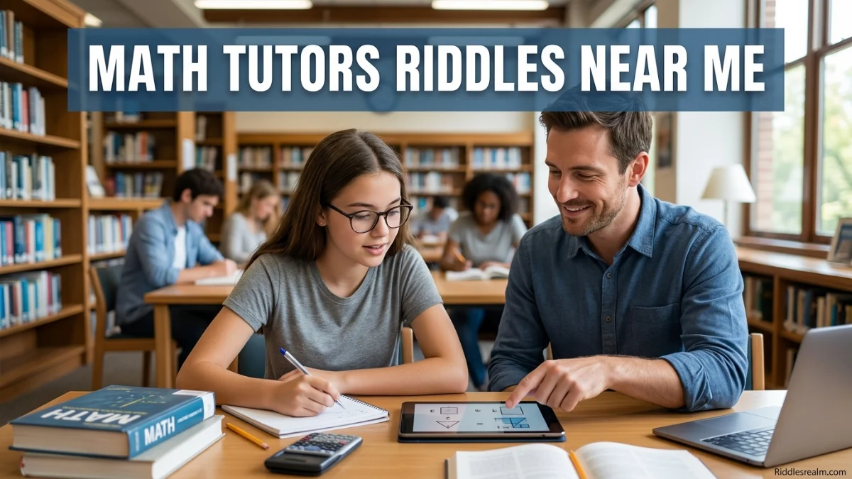 Math Tutors Riddles Near Me
